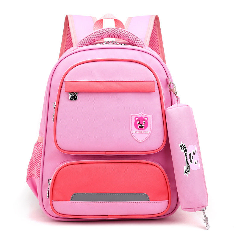 Korean Version Of The Second Grade Children'S Primary School Schoolbag Cartoon Girl Spring Outing Backpack Small School Student Small Schoolbag Girl Pink