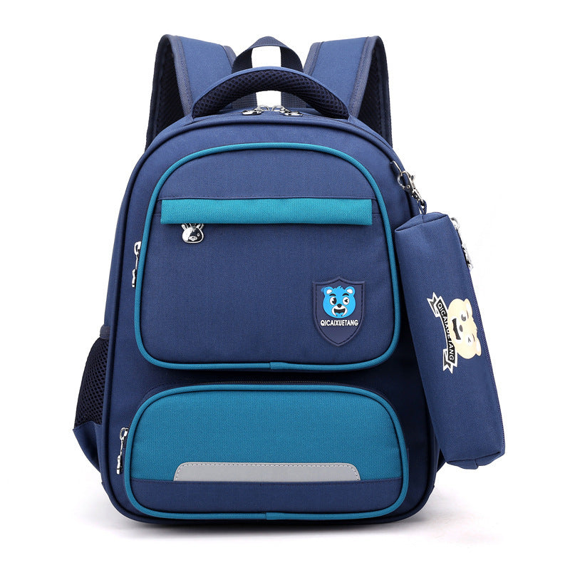 Korean Version Of The Second Grade Children'S Primary School Schoolbag Cartoon Girl Spring Outing Backpack Small School Student Small Schoolbag Girl Blue