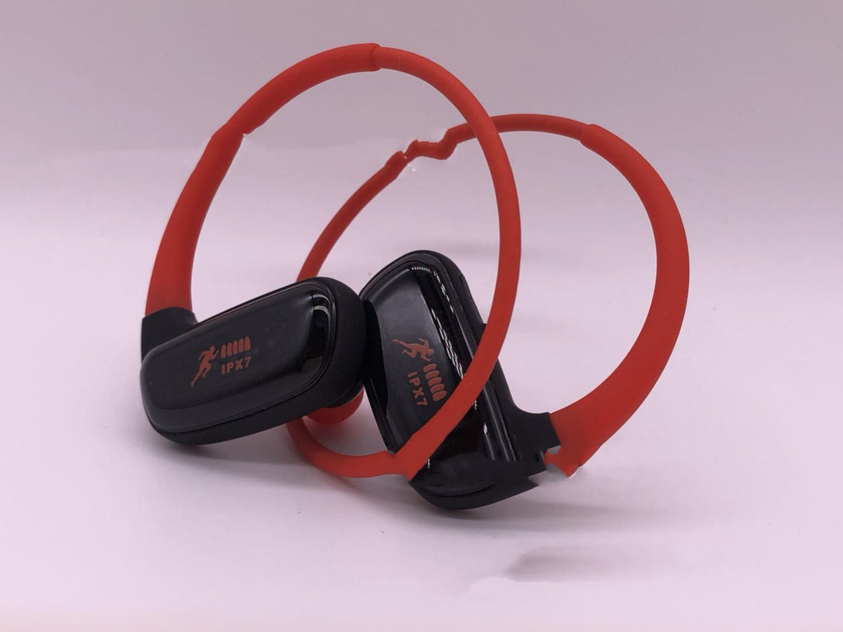 Wireless Bluetooth Headset Headset Red
