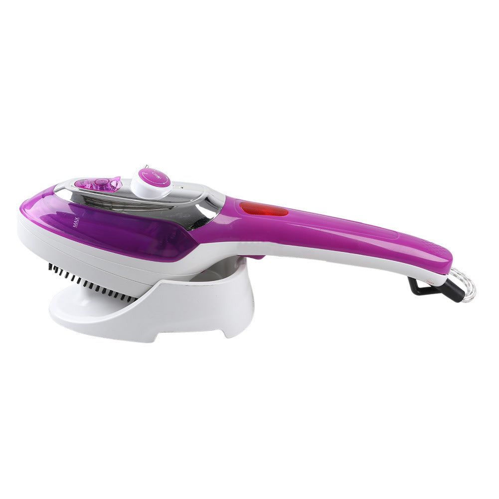 Household Electric Iron, Steam Iron, Handheld Garment Ironing Machine, Mini Electric Iron, Steam Brush, Portable Ironing Machine Purple