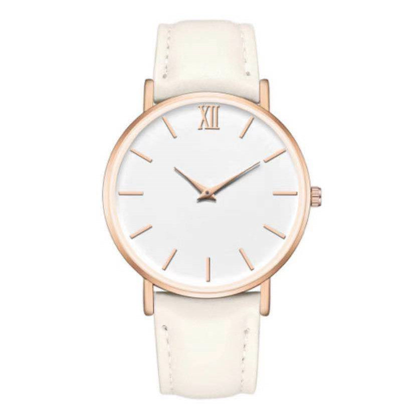 Watch Belt Frosted Watch Watch Ladies Fashion Quartz Watch White