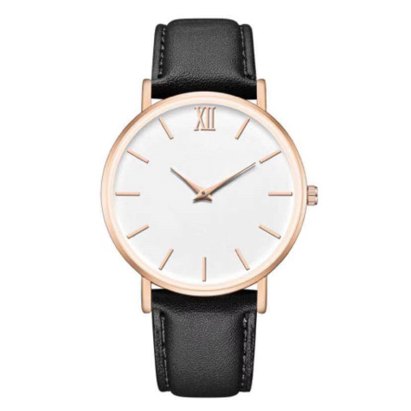 Watch Belt Frosted Watch Watch Ladies Fashion Quartz Watch Black
