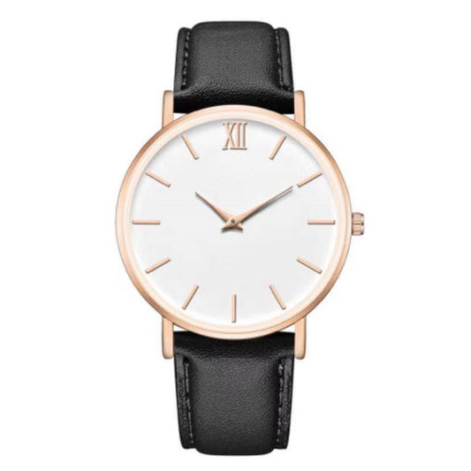 Watch Belt Frosted Watch Watch Ladies Fashion Quartz Watch Black