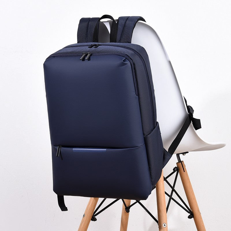 Business Laptop Bag Outdoor Fashion Millet Large-Capacity Backpack Navy blue