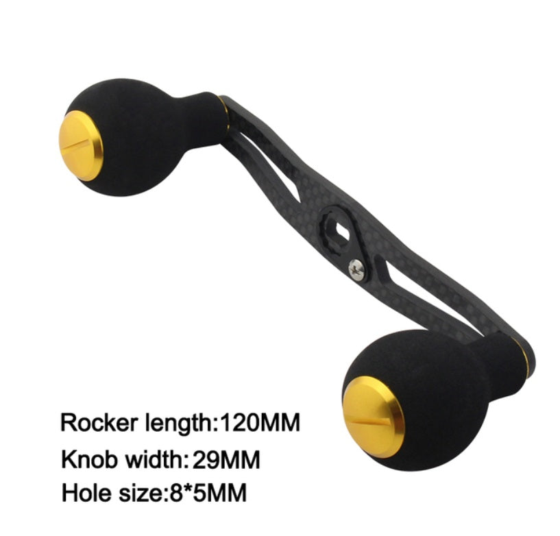 Carbon fiber Bait Fishing Spool Gold