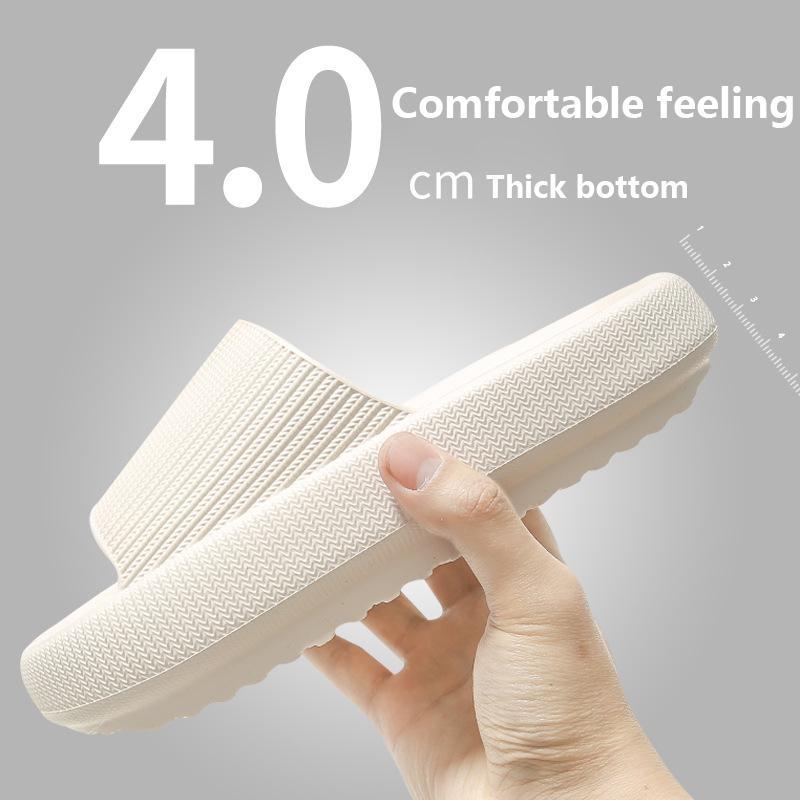 Soft Home Couple Slippers White