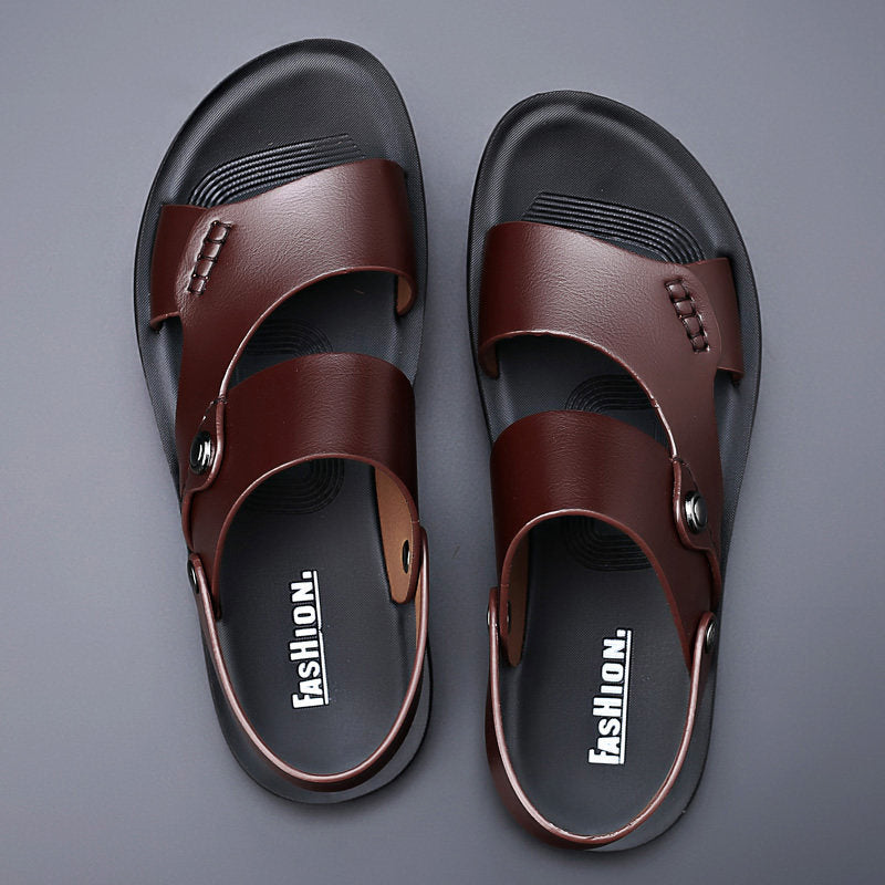 Sandals And Slippers For Outdoor Driving Sandals Brown