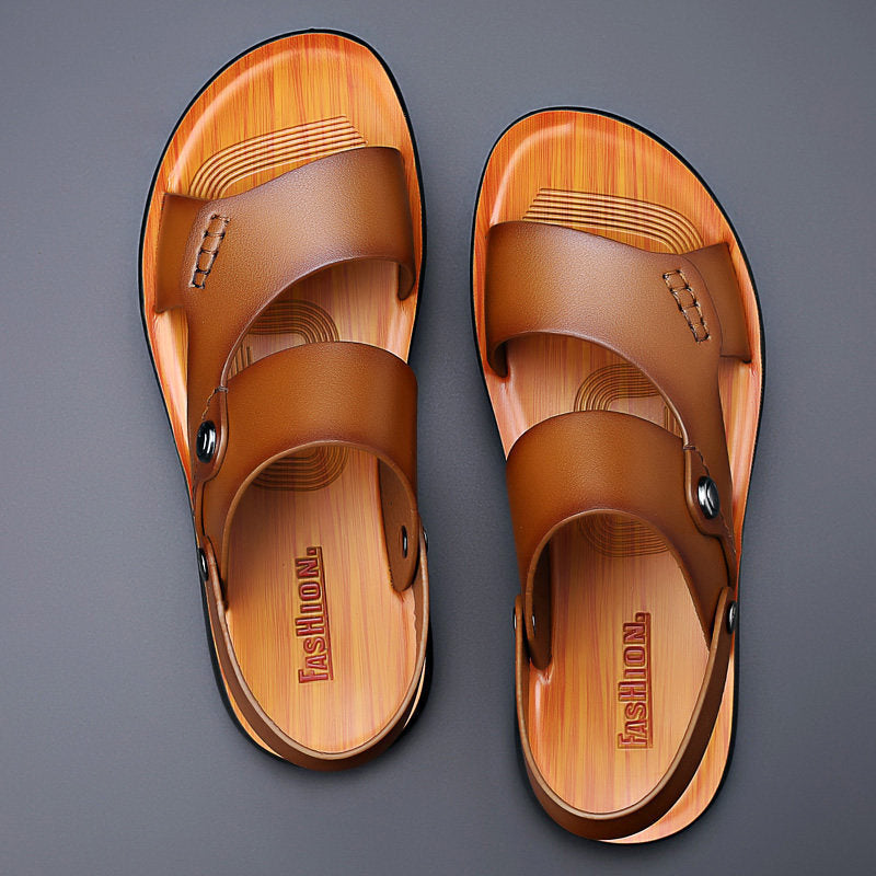 Sandals And Slippers For Outdoor Driving Sandals Khaki