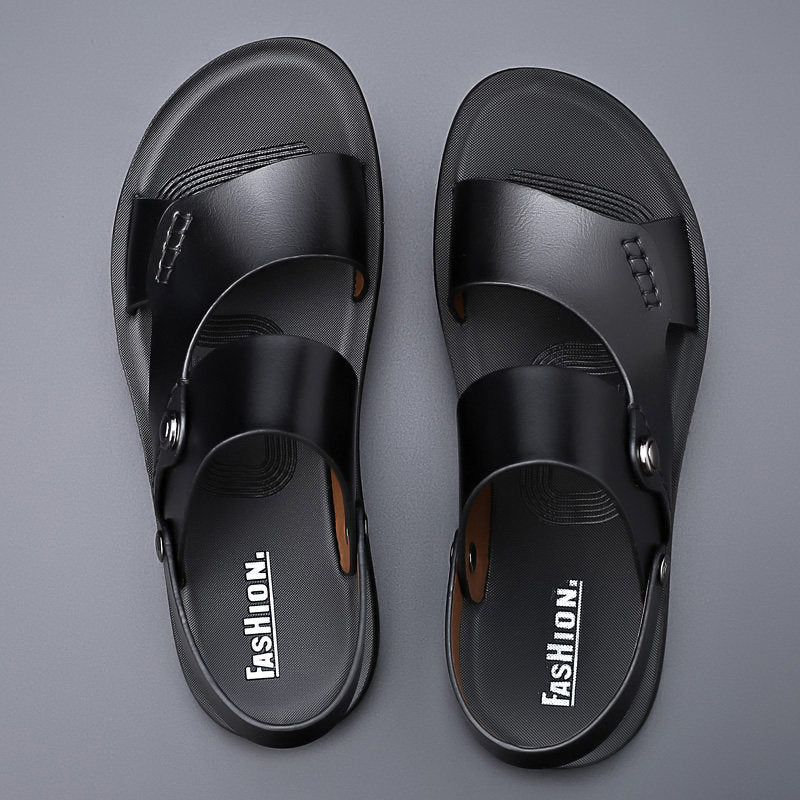 Sandals And Slippers For Outdoor Driving Sandals Black