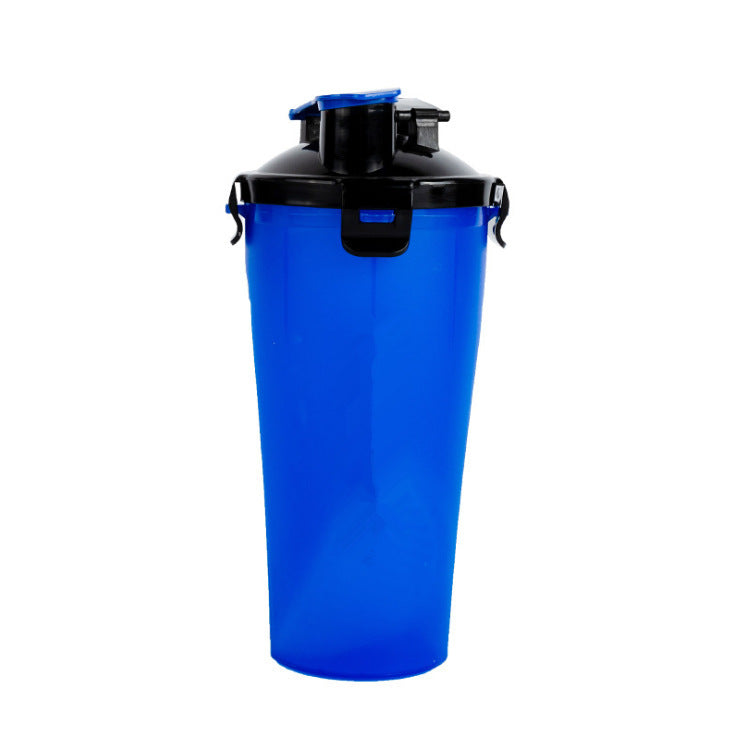 Squeeze Type Puppy Cat Portable Travel Feed Bowl Drinking Water Jug Cup Dispenser Blue