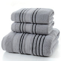 Household Pure Cotton Towel Towel Bath Towel Gray Set CM