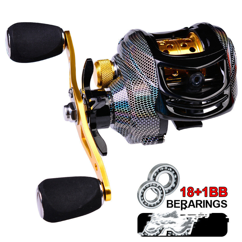 Metal Spool Baitcasting Fishing Reel 10KG Max Drag DW132WR