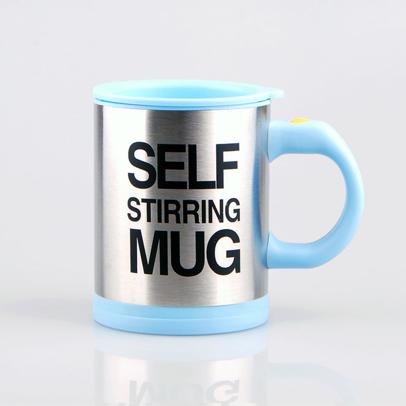 Coffee Automatic Mixing Cup Modern Electric Lazy Creative Student Dormitory Multifunctional Cup Light Blue About 400ml