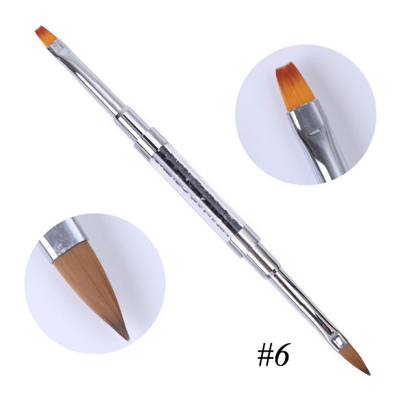 Nail Tools Alex Color Stick Drawing Flower Pen Dual Pen Diamond Inlaid Nail Pattern Black