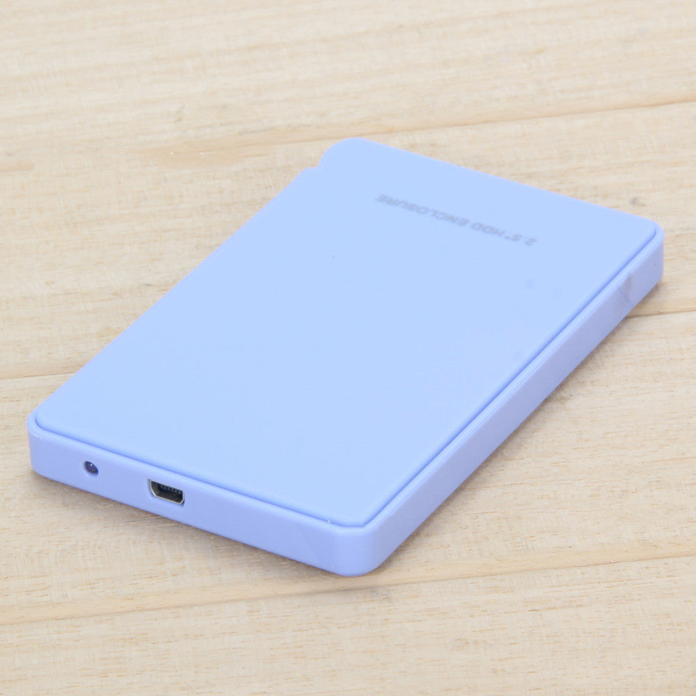 2.5 Inch USB3.0 SATA Mobile Hard Drive Enclosure Without Screws, Support 2TB USB3.0 Hard Drive Enclosure Blue