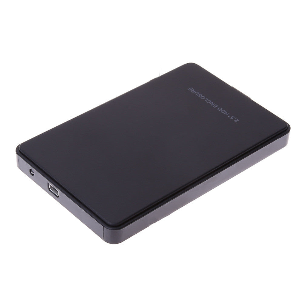 2.5 Inch USB3.0 SATA Mobile Hard Drive Enclosure Without Screws, Support 2TB USB3.0 Hard Drive Enclosure Black