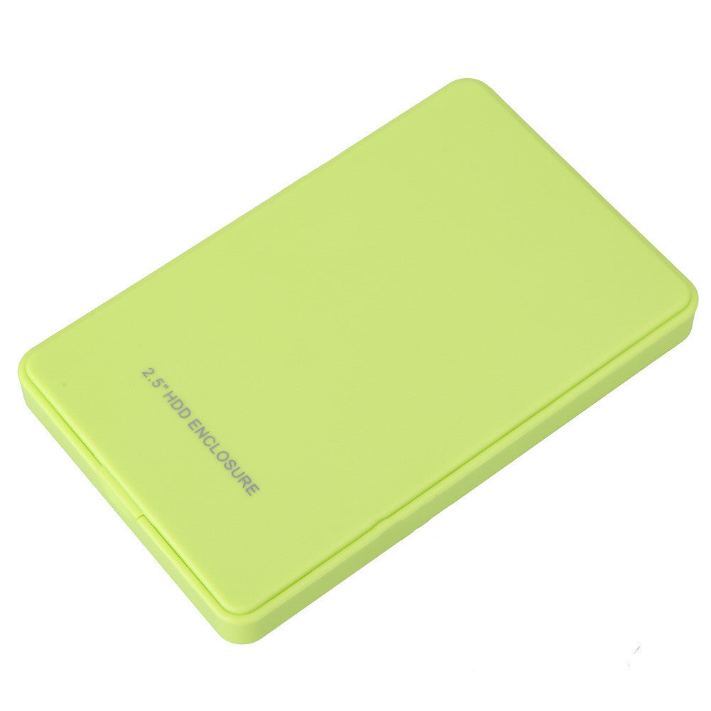 2.5 Inch USB3.0 SATA Mobile Hard Drive Enclosure Without Screws, Support 2TB USB3.0 Hard Drive Enclosure Green
