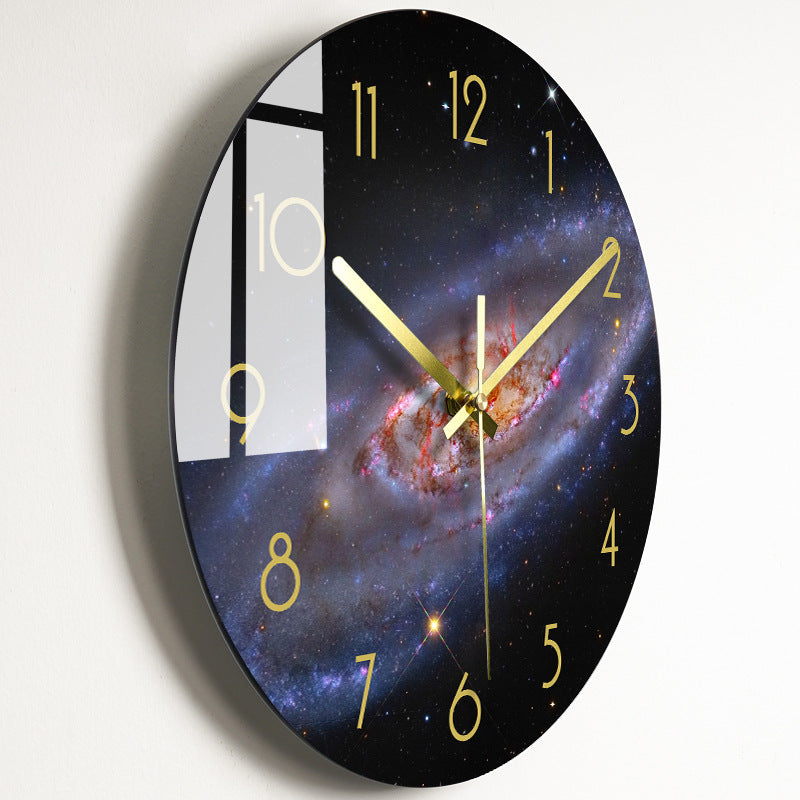 Luxury Silent Wall Clock Living Room Glass Clocks Wall 11style