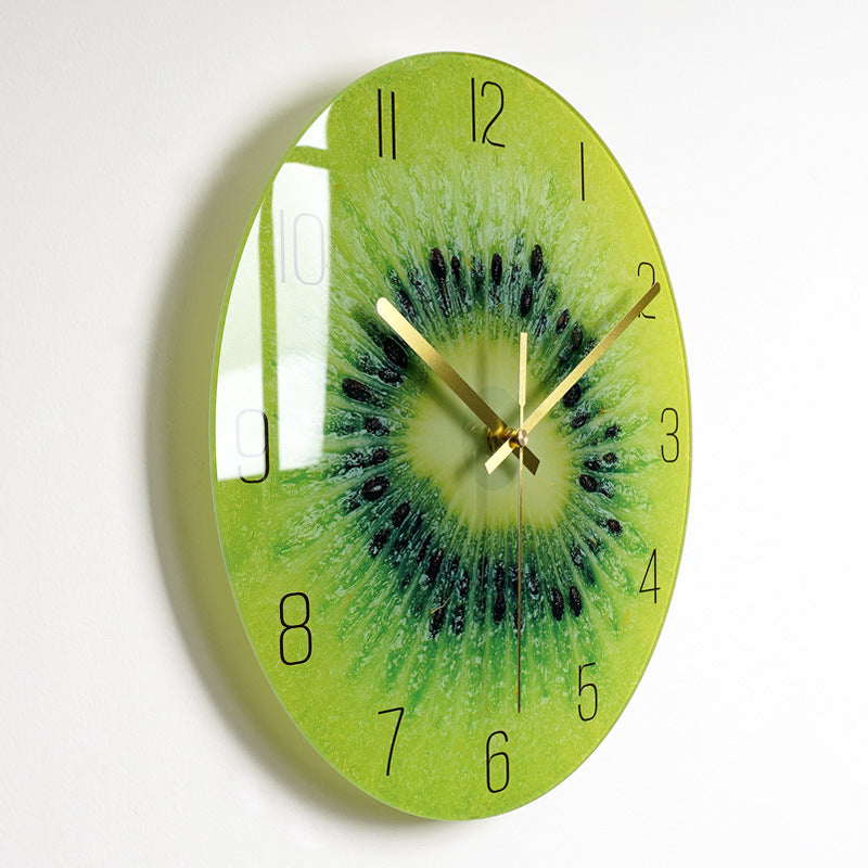 Luxury Silent Wall Clock Living Room Glass Clocks Wall 15style