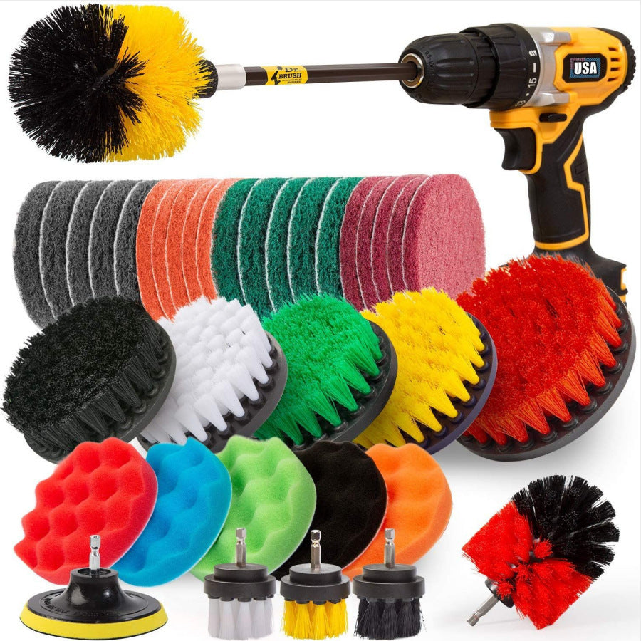 Brush Cleaning Combo Set 37-piece Colorful