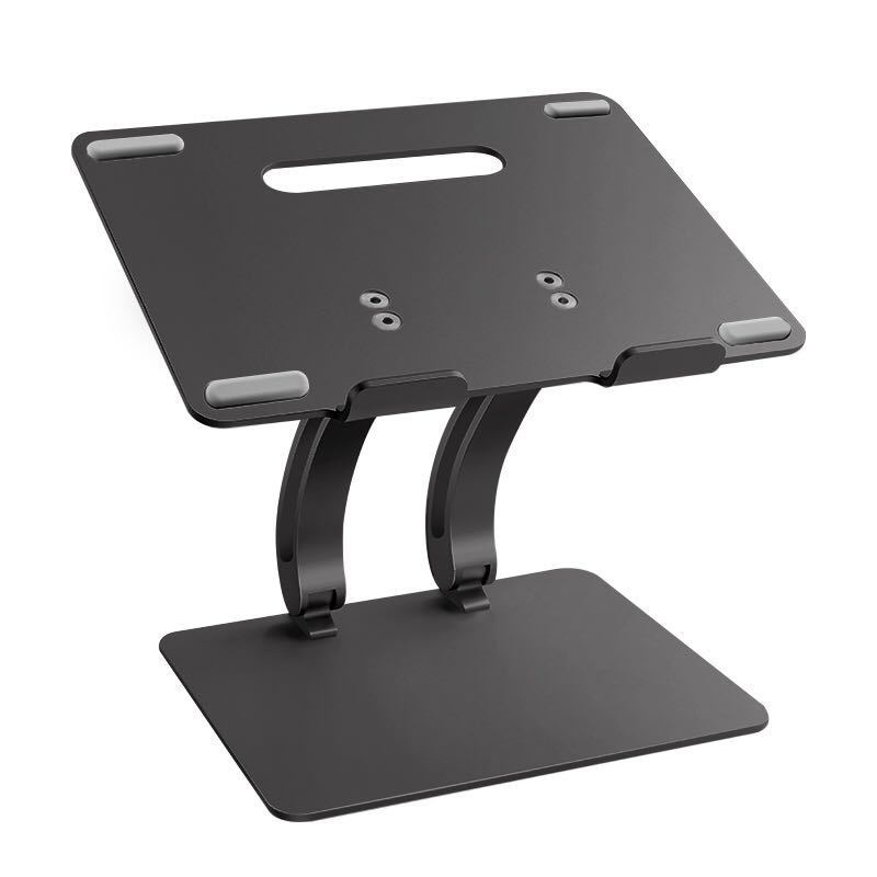 Laptop Computer Stand Bracket Tablet Computer Table Frame Cooling Base Folding Lift Black