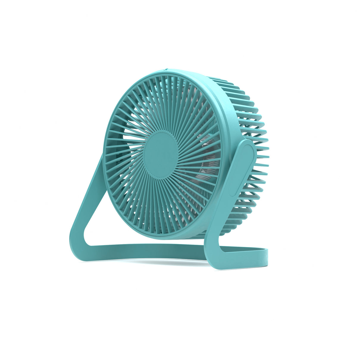 Fan Desktop 5 Inch Plug-in Mini Mute Office Student Dormitory Desktop Fan Blue