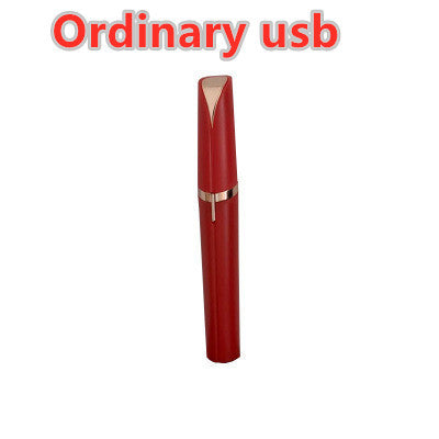 Flawlessly Brows Electric Eyebrow Remover Red Ordinary usb
