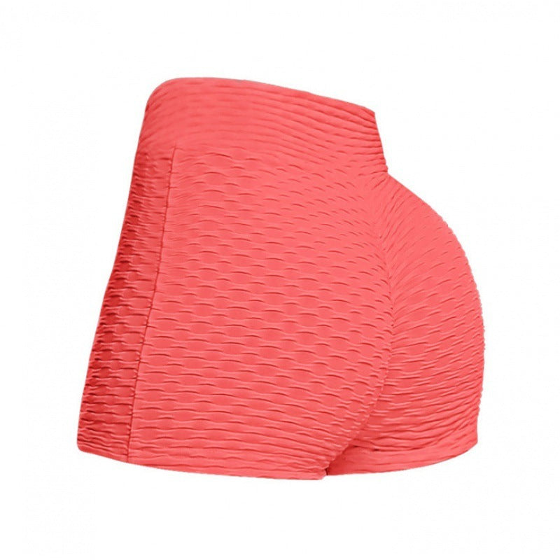 Sports Buttocks Tight Yoga Shorts Hot Pants Red
