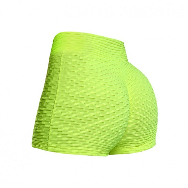 Sports Buttocks Tight Yoga Shorts Hot Pants Green