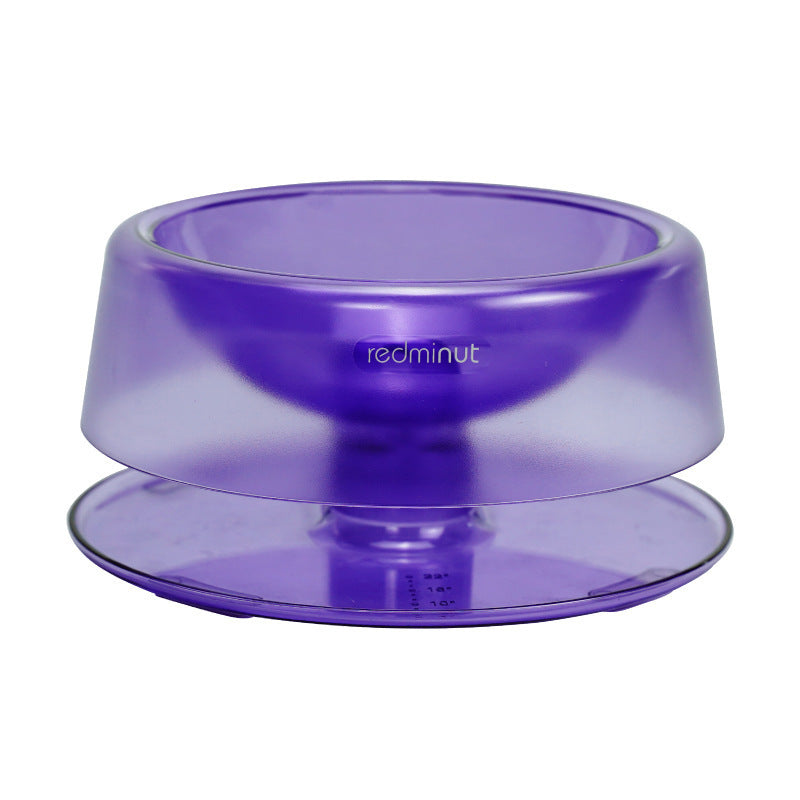 Protect The Cervical Spine From Overturning Pet Food Bowl Purple