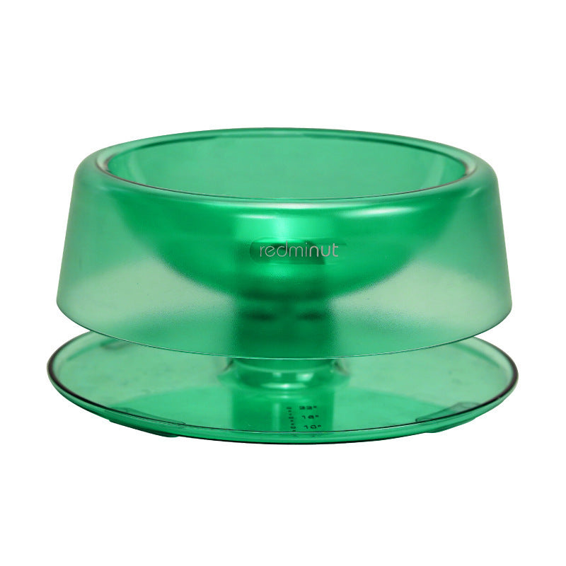 Protect The Cervical Spine From Overturning Pet Food Bowl Green