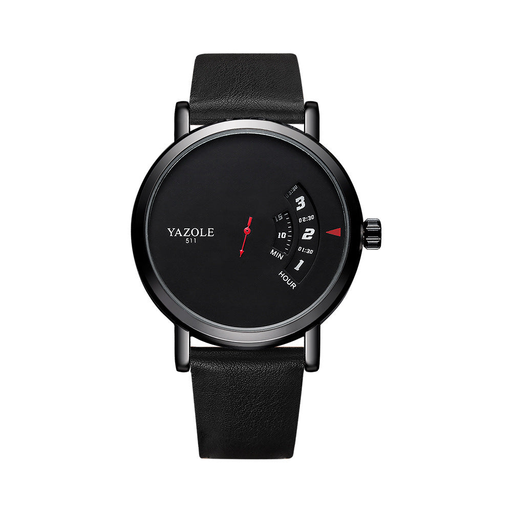Watch Men's Turntable Waterproof Men's Watch Quartz Watch Men's Watch Style F