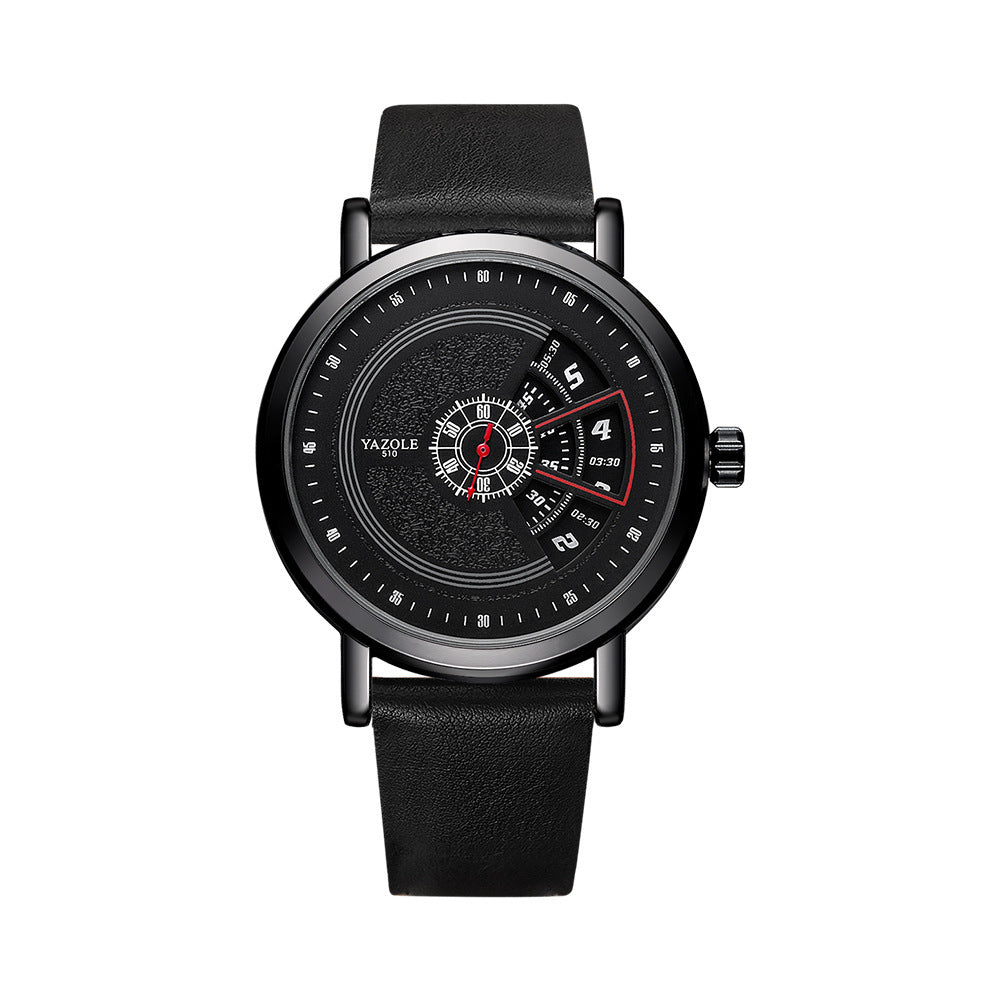 Watch Men's Turntable Waterproof Men's Watch Quartz Watch Men's Watch StyleH