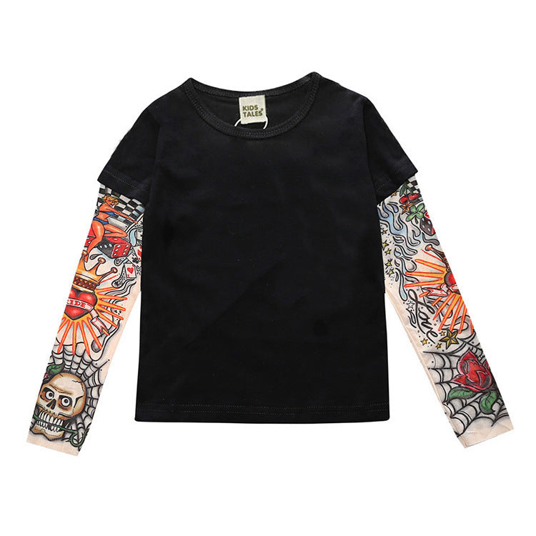 Tattoo boy t-shirt Black B