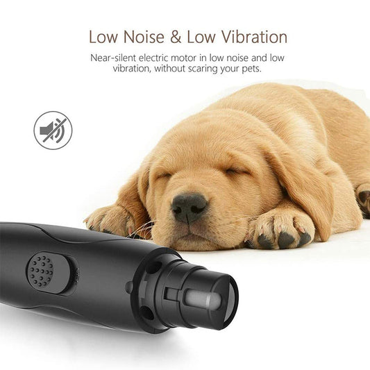 Safe Charging Low Noise Pet Electric Nail Polisher