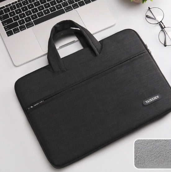 Laptop bag female 15.6-inch male Black