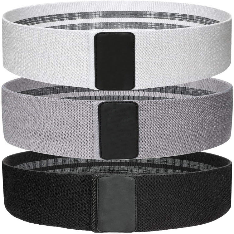 Fitness equipment elastic band hip ring Light Grey