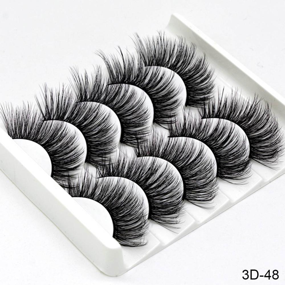 Handmade chemical fiber false eyelashes 3D 48