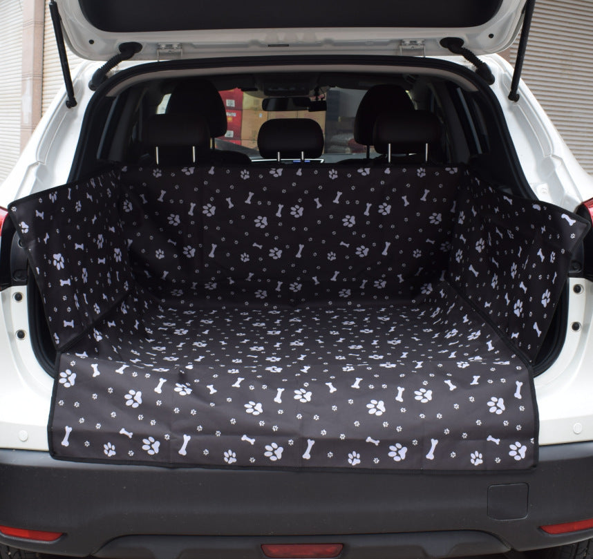 Waterproof pet car mat Black