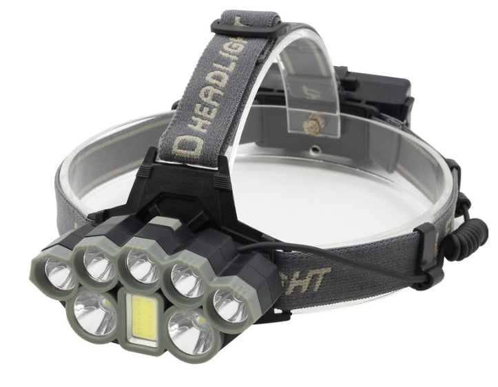 USB charging headlights super bright headlights Black