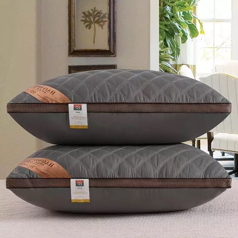 Pillow Core Comfortable Pillow Dark Gray Stereo
