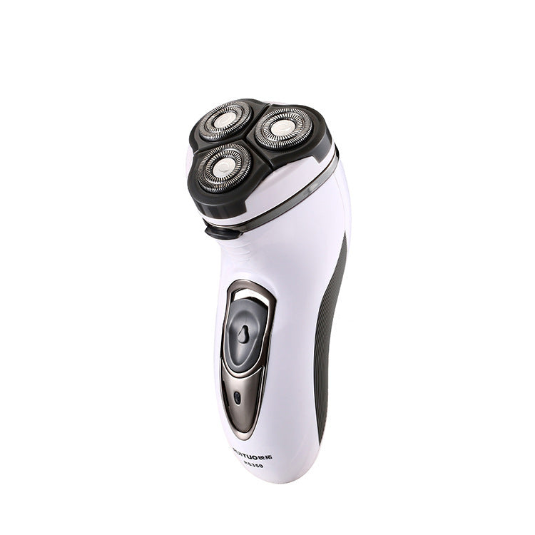 Electric rotary razor 3 blades White