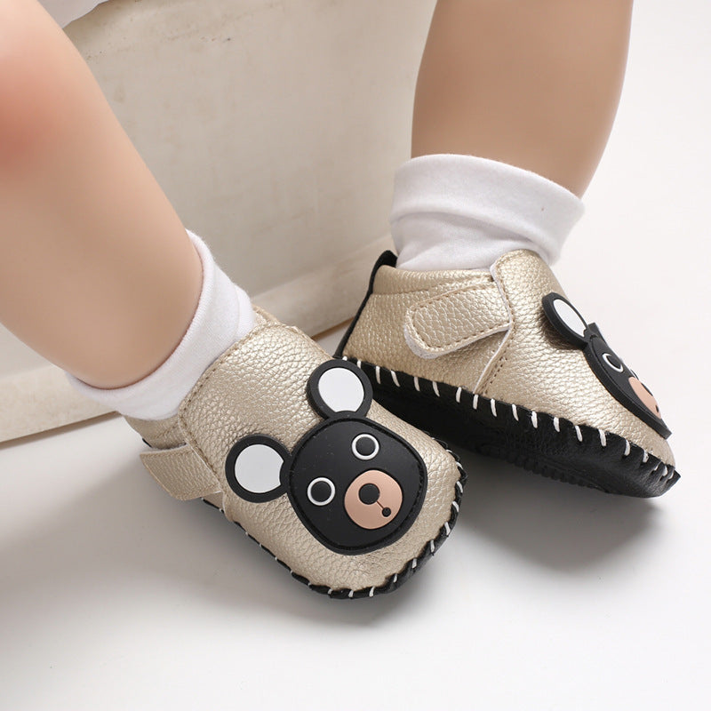 Baby shoes non-slip toddler shoes Apricot