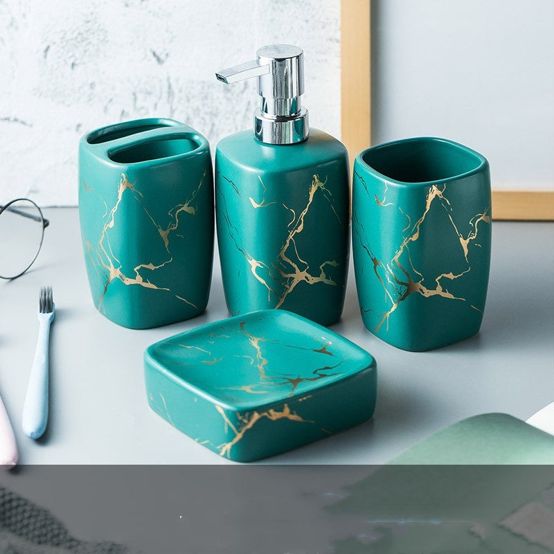 Wash bathroom, gift, mouthwash cup, bathroom Green Q4pcs