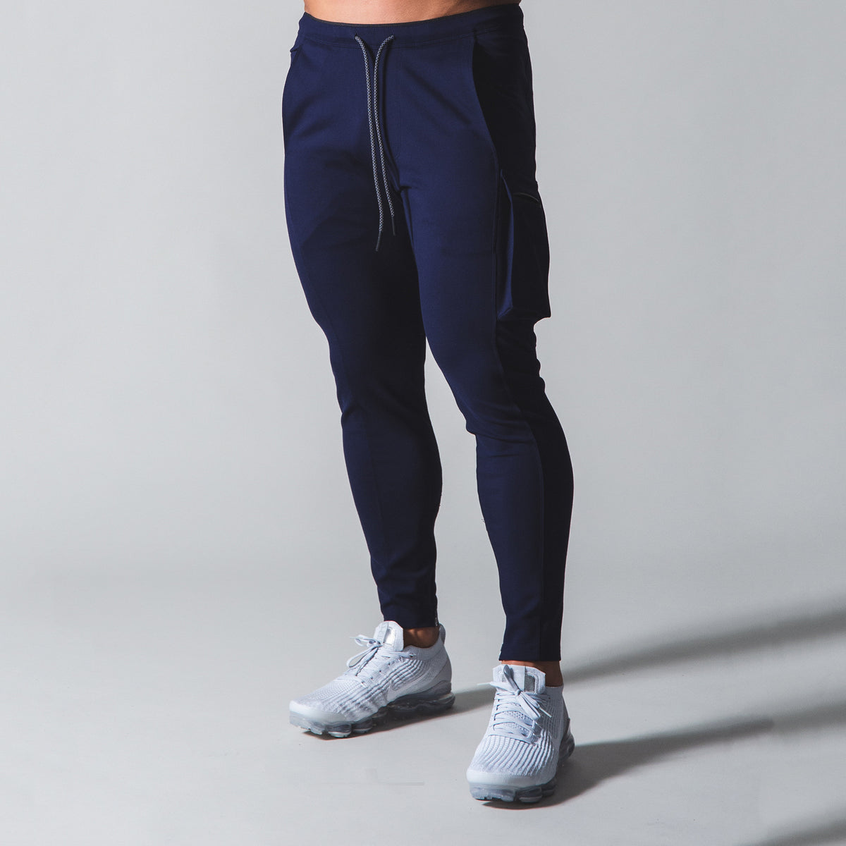 Men's Outdoor Fitness Exercise Pants Light navy blue