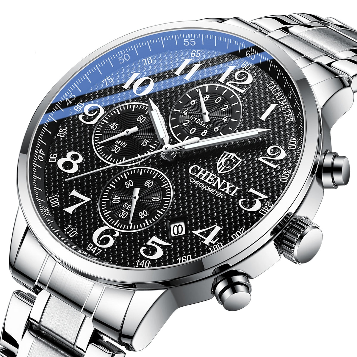 Multifunctional Men's Watch Quartz Watch Black