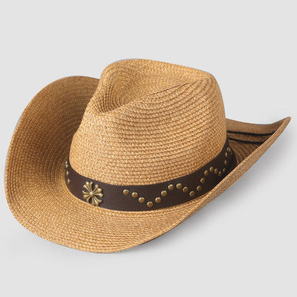 Folding sun protection hat Purple flower 56 to 60cm