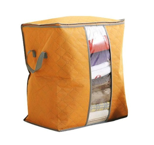 Bamboo Charcoal Clothes Storage Bag Orange