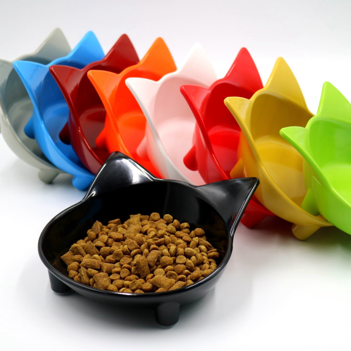 Pet supplies pet bowl melamine slipColored Cat Bowl