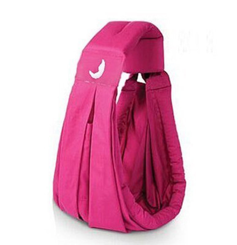 Multifunctional cotton baby carrier waist stool Rose Red